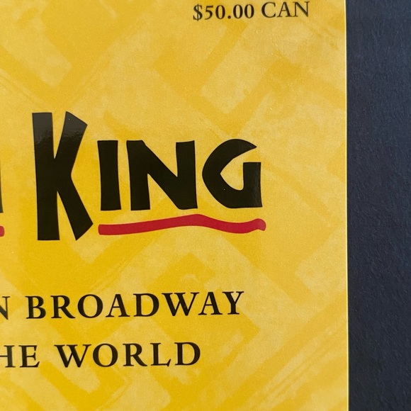 DISNEY LION🦁KING TWENTY YEARS ON BROADWAY AND AROUND THE WORLD HARDCOVER BOOK - Picture 9 of 12